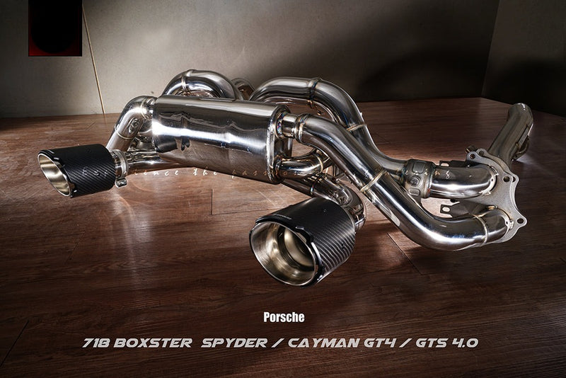 Valvetronic Exhaust System for Porsche Cayman GT4 / Boxster Spyder 718 After Feb 20