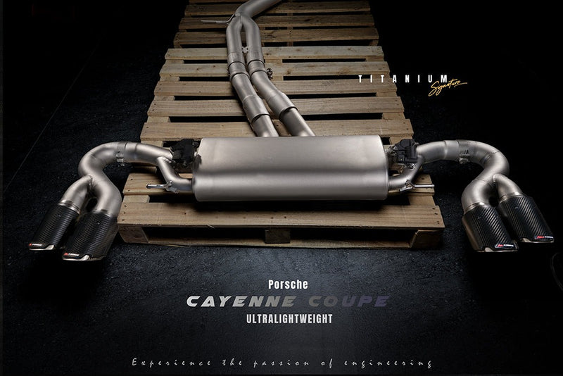 Valvetronic Exhaust System for Porsche Cayenne 9Y0 (OPF) 3.0T Titanium Signature Series Wagon / Coupe 20+