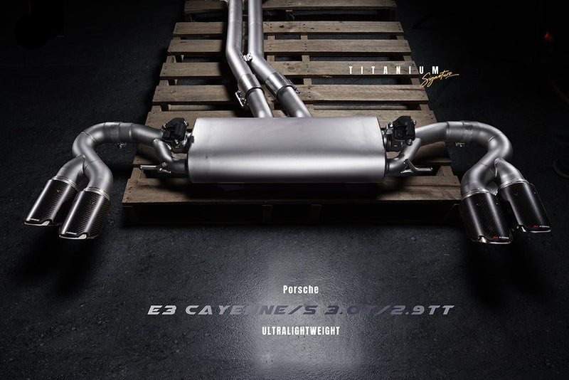 Valvetronic Exhaust System for Porsche Cayenne 9Y0 2.9TT Titanium Signature Series Wagon / Coupe 18+