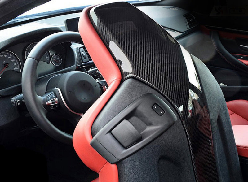 OEM Style Carbon Backrest Front+Rear Pre Pregged Dry Carbon Fiber for BMW M3 F80 / M4 F82 13-20