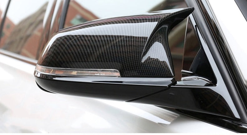 M Performance Style Pre Pregged Carbon Fiber Mirror Caps for BMW 1/2/3/4 Series F20 F22 F23 F30 F32 F33 F36 F87