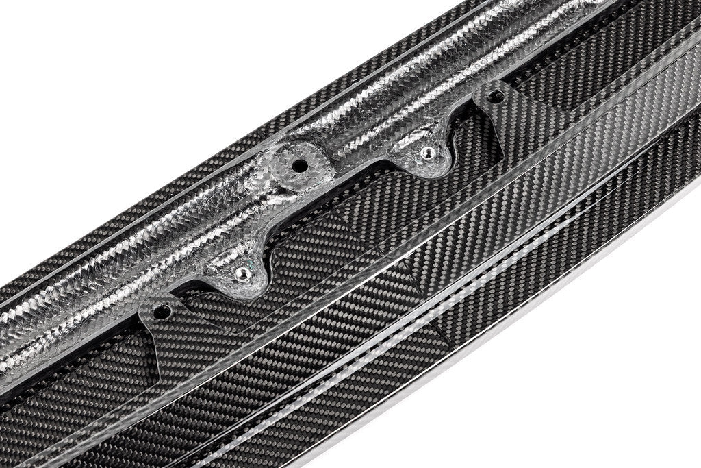 Alpha-N G87 M2 Carbon adjustable front lip, Class 3, exterior car accessory, shown on a white background