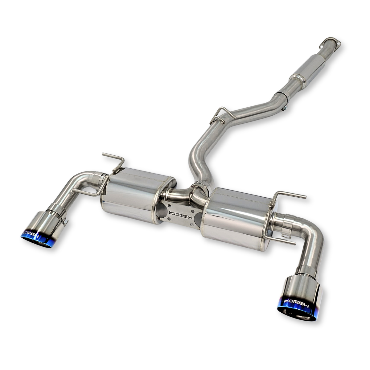 Korsh Cat Back Exhaust with Titanium Tip for Subaru BRZ / Toyota 86 / GR86 ZC6 ZN6 ZD8 ZN8 2013-2024