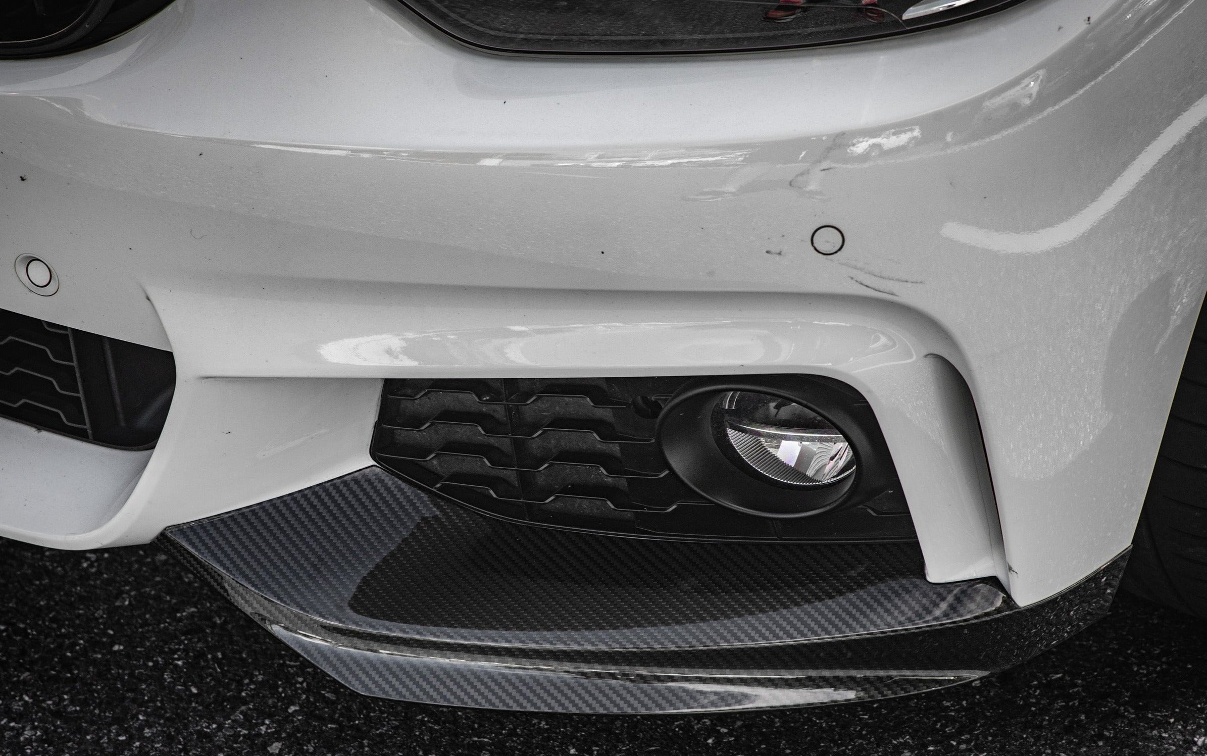 MP Style Pre Pregged Dry Carbon Fiber Front Splitter for BMW 4 Series F32 F33 F36 2013-2020