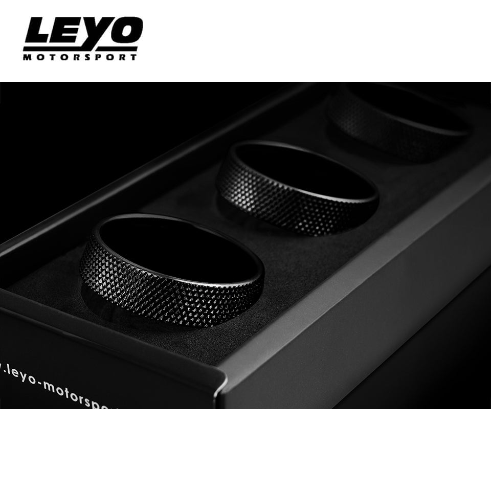 Billet Aluminum Knobs 3PC (Black) - Volkswagen