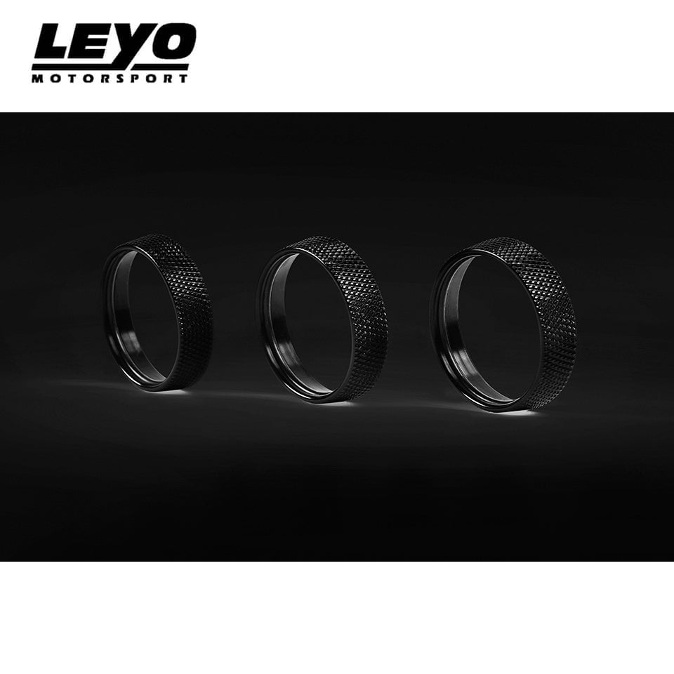 Billet Aluminum Knobs 3PC (Black) - Volkswagen