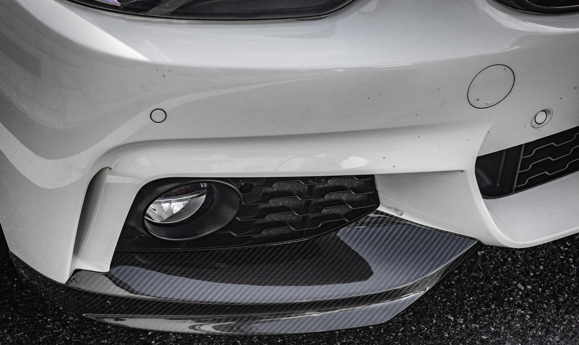 MP Style Pre Pregged Dry Carbon Fiber Front Splitter for BMW 4 Series F32 F33 F36 2013-2020