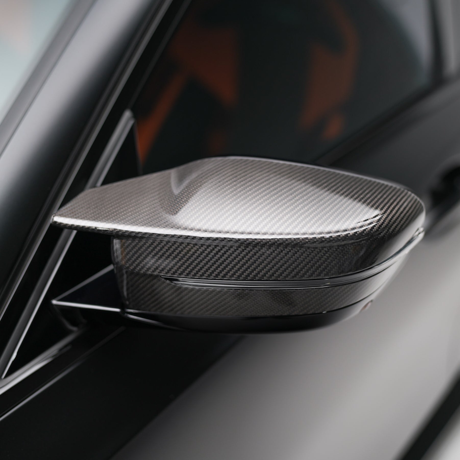 M-Performance Style Pre Pregged Dry Carbon Fiber Mirrors Caps for BMW M240i G42 / M340i LCI /M2 G87 / M3 G80 G81 / M4 G82 G83 2020+