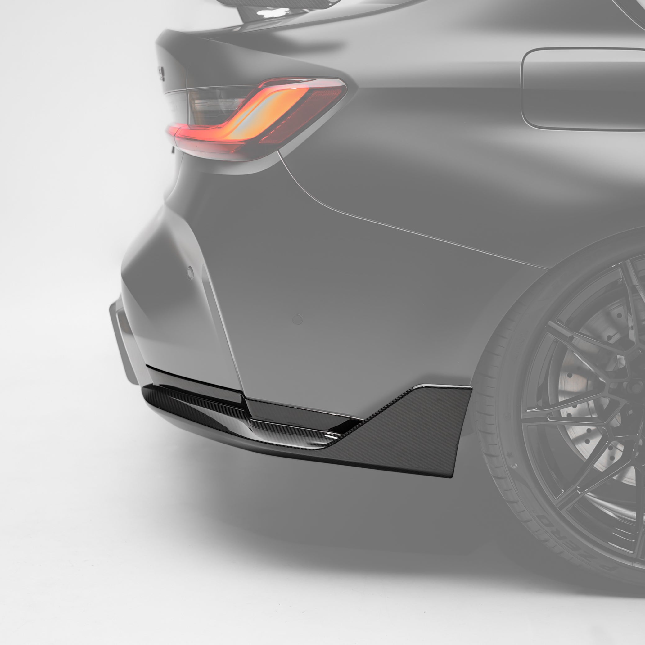 M Performance Style Pre Pregged Dry Carbon Rear Winglets for BMW M3 G80 G81 2020+