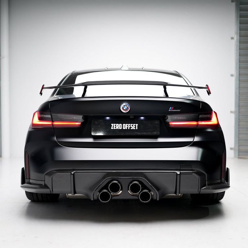 M Performance Style Pre Pregged Dry Carbon Diffuser For BMW M3 G80 G81 / M4 G82 G83 (Centre Exhaust) 20+