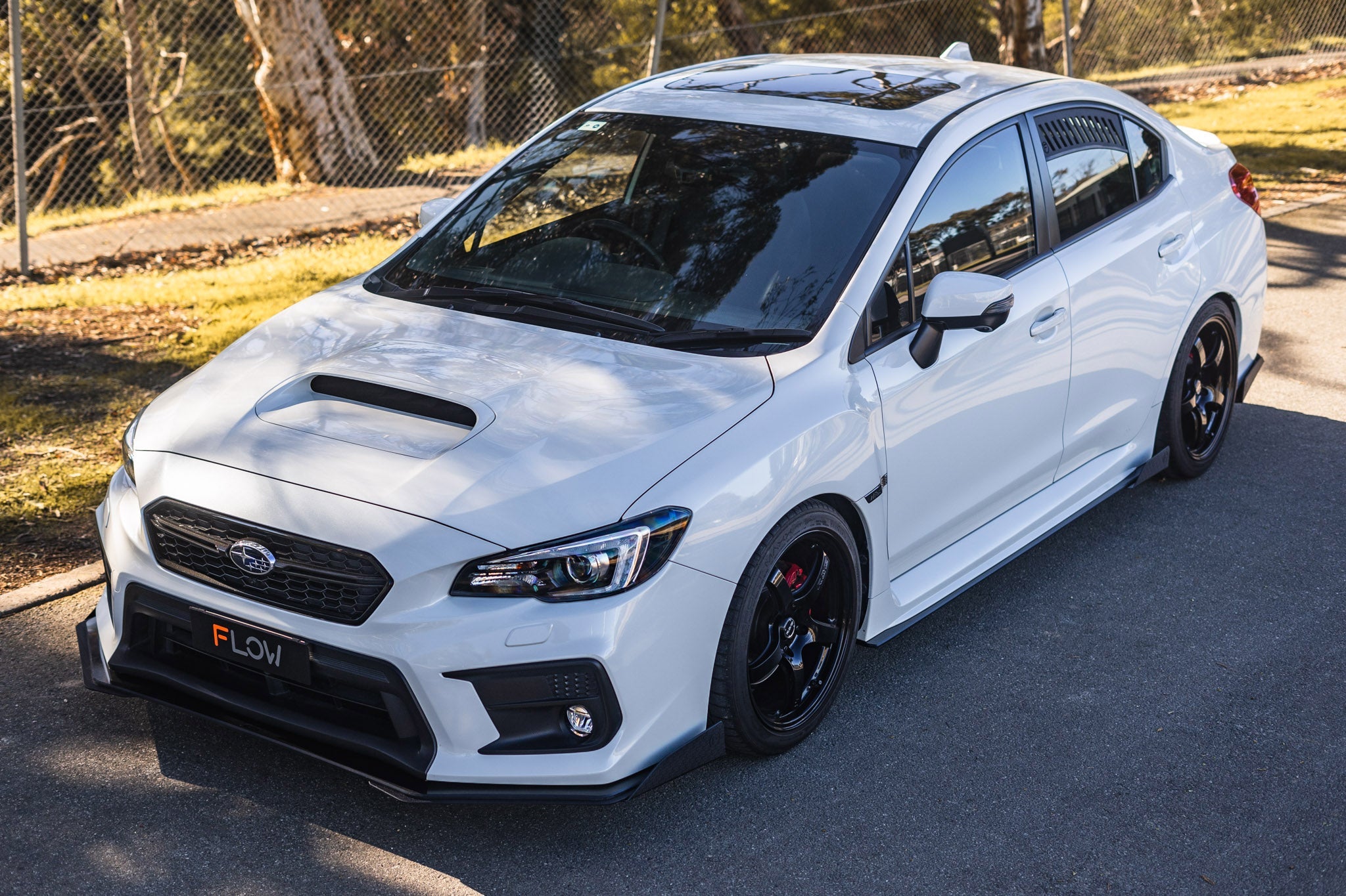 RETURNED STOCK - VA WRX & STI Side Skirt Splitters (Pair) - TEXTURED MATTE BLACK