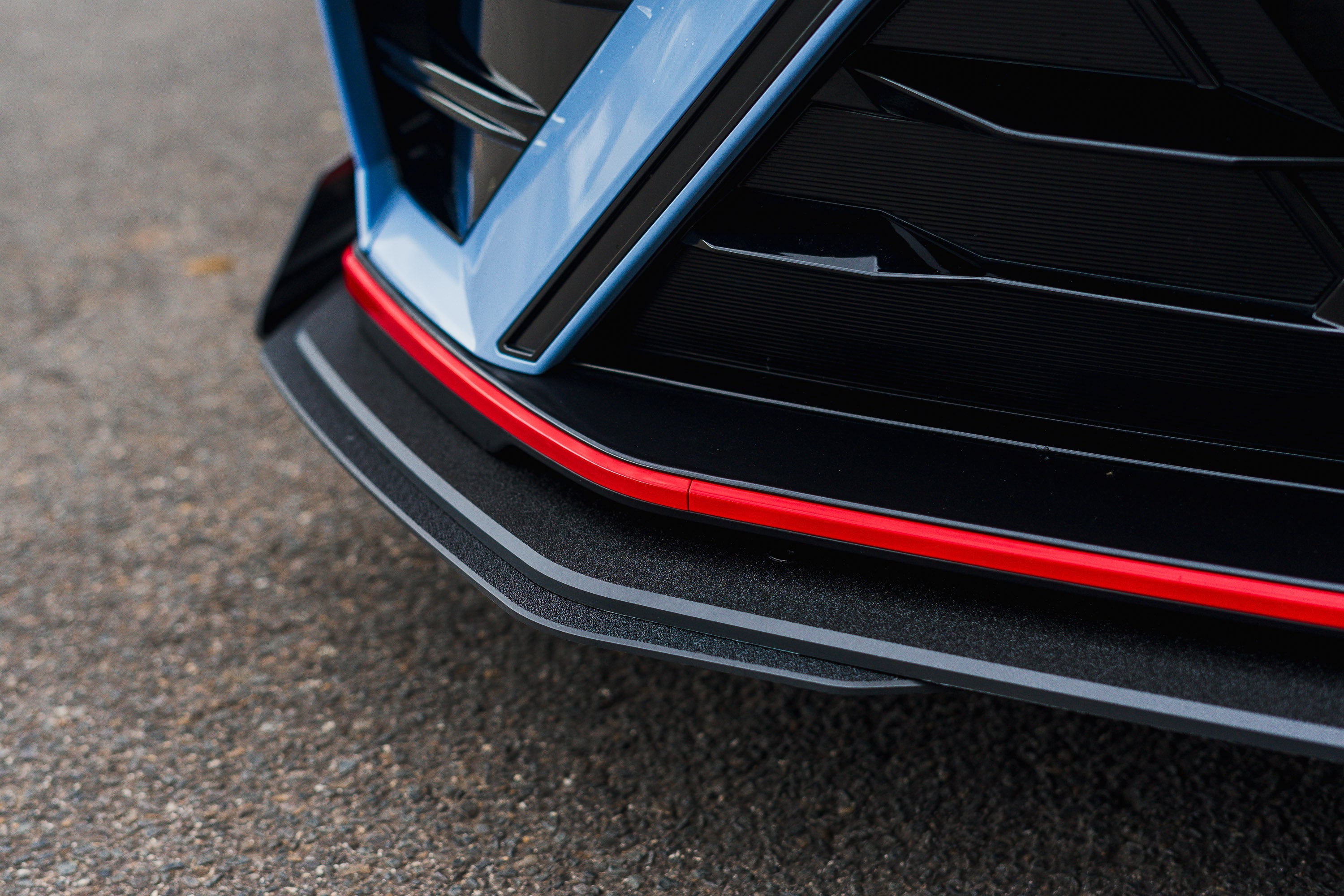 CN7 V2 Elantra N Sedan Facelift V2 - 2024+ Front Lip Splitter & Mounting Brackets (Pair)