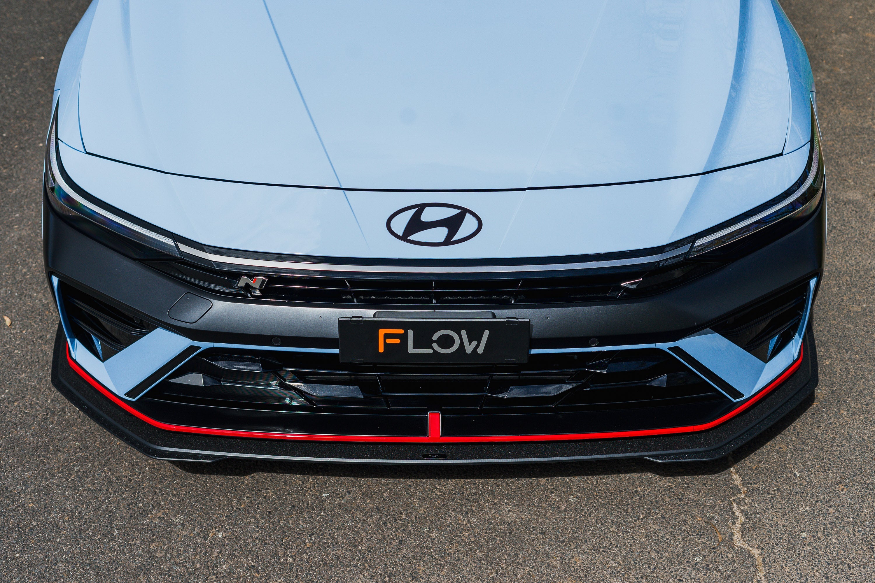 CN7 V2 Elantra N Sedan Facelift V2 - 2024+ Front Lip Splitter & Mounting Brackets (Pair)