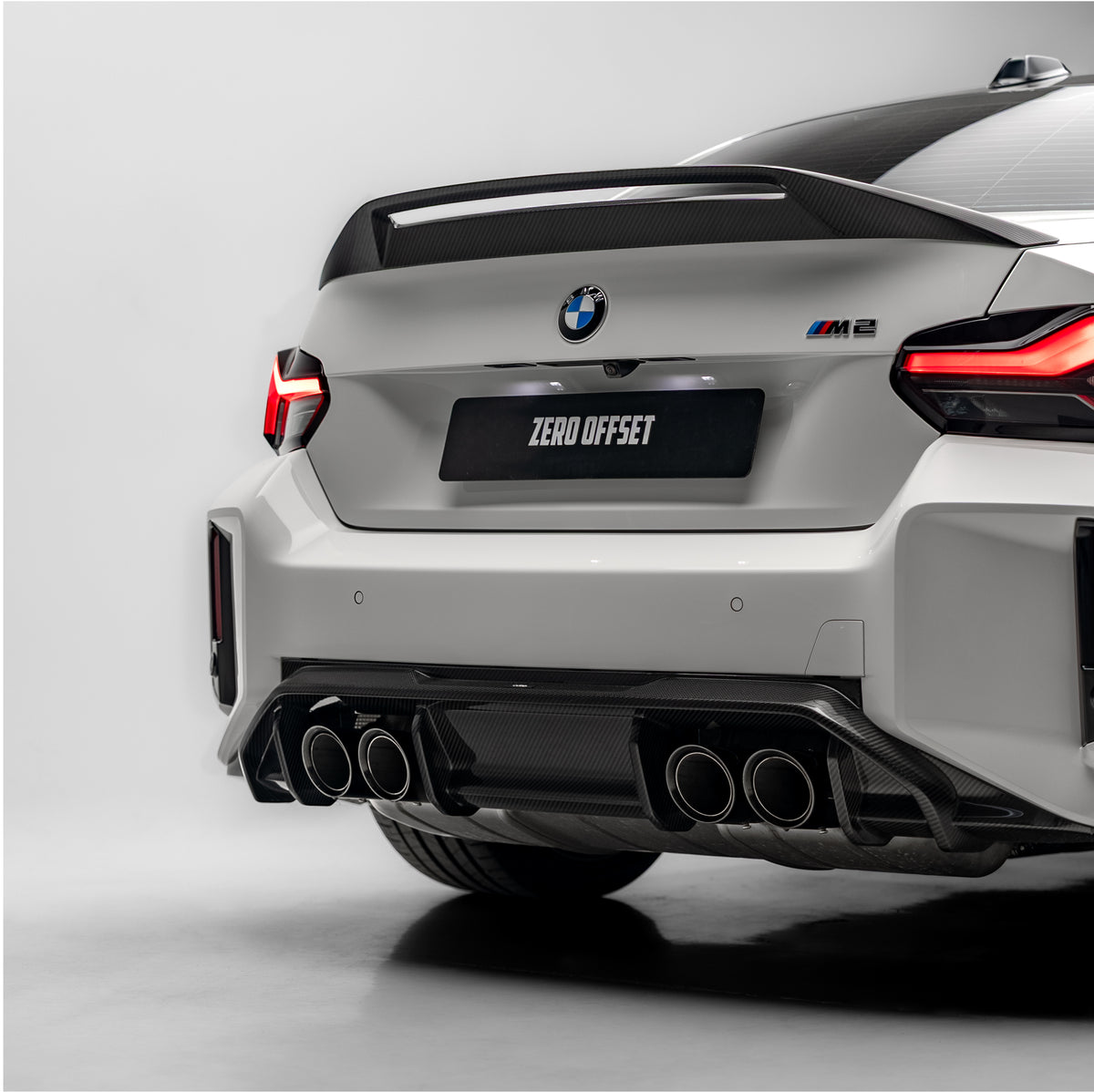 BMW G87 M2 Carbon Fiber Rear Diffuser V2