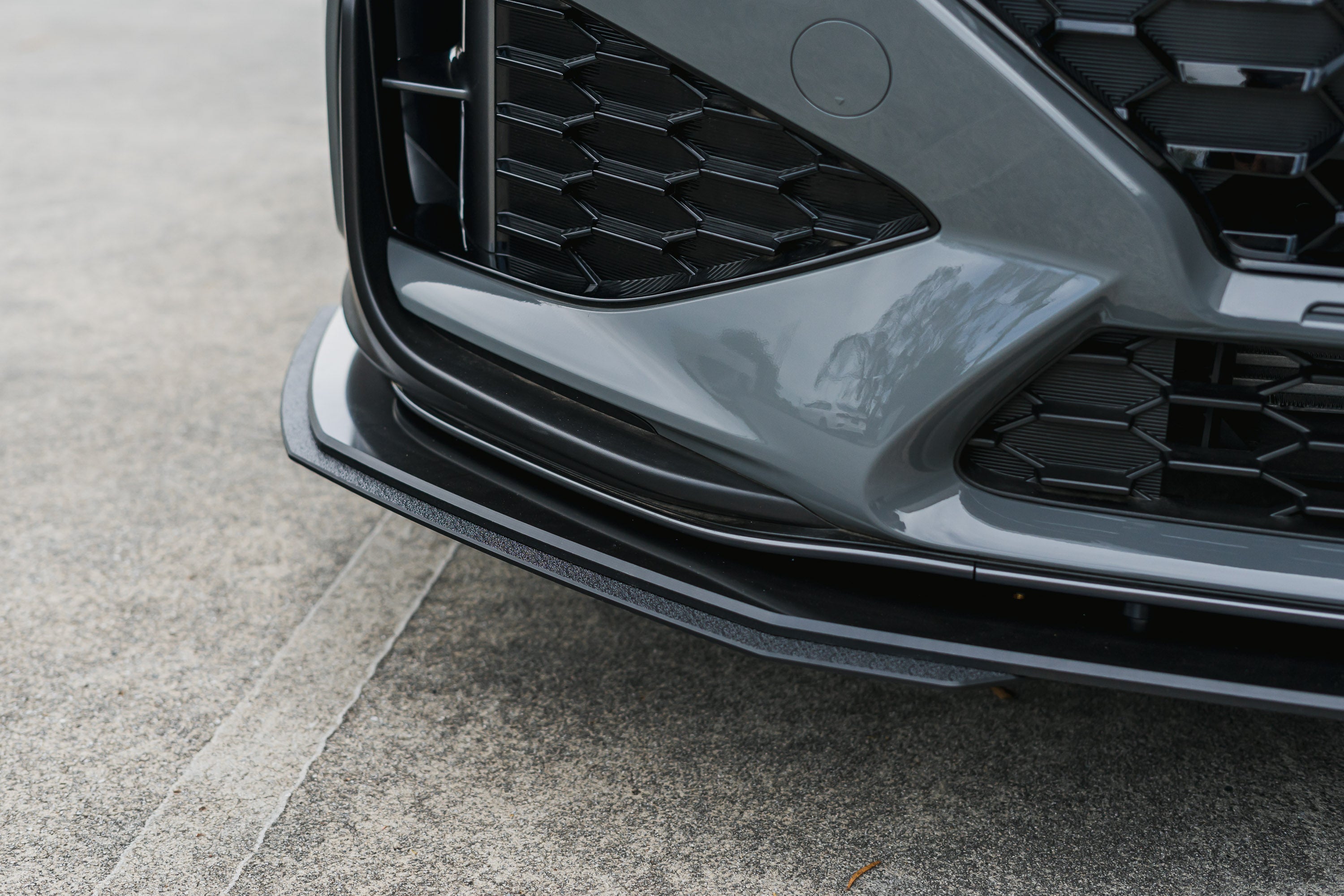 i30N-Line Hatch PDe.V6 FLÂ 2024+ Front Lip Splitter Extensions (Pair)