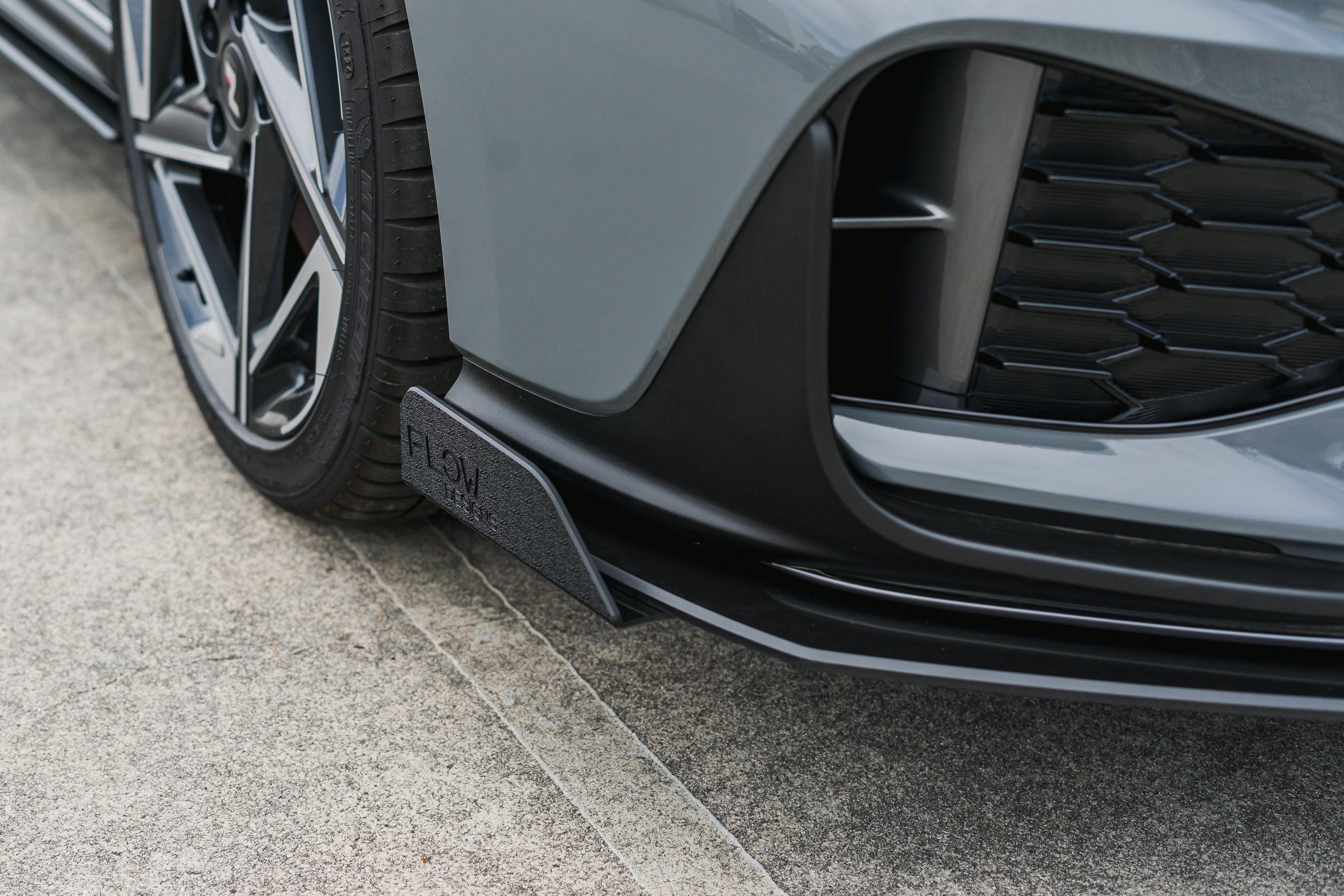 i30N-Line Hatch PDe.V6 FLÂ 2024+ Front Lip Splitter Winglets (Pair)