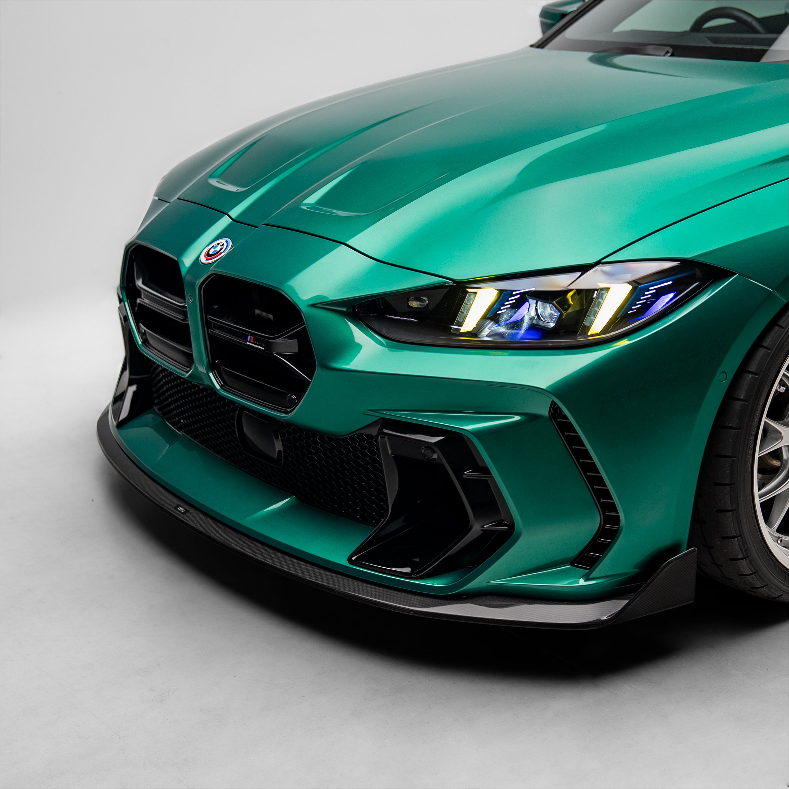 BMW G80 G81 M3 / G82 G83 M4 Dry Carbon Fiber Front Lip for Adro Front Bumper V2 2020+
