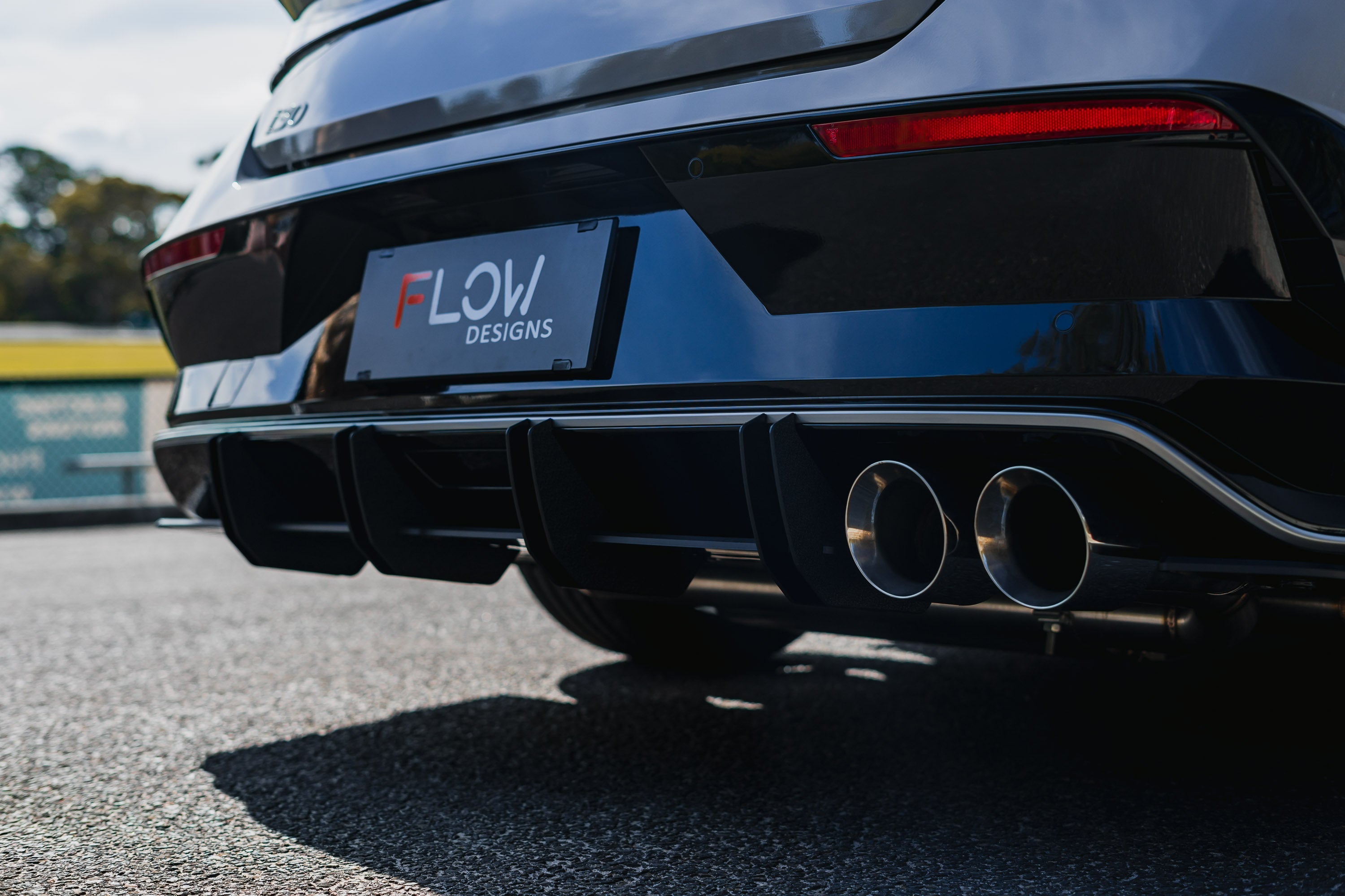 Hyundai CN7 V2 i30 N-Line Sedan FL 2025 Flow-Lock Rear Diffuser