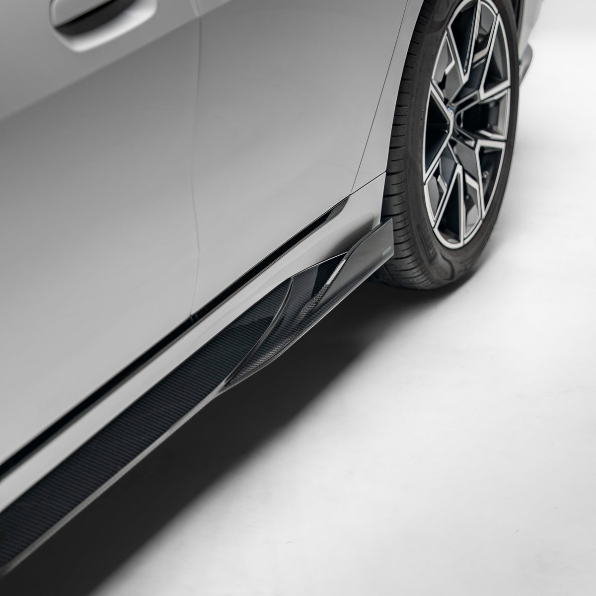 Sooqoo Pre Pregged Dry Carbon Fiber Side Skirt for BMW i4 Series G26 2021+