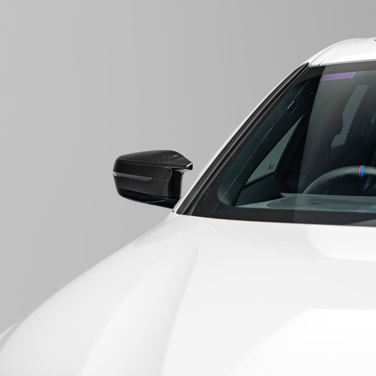 M Performance Style Pre Pregged Dry Carbon Mirror Caps for BMW 2/3/4 Series G42 G20 G21 G20 G22 G23 G26