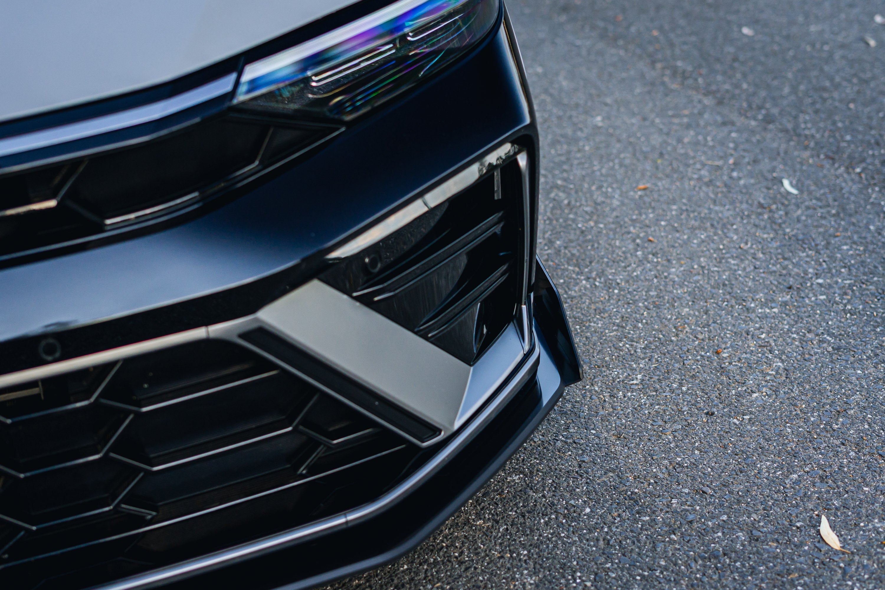 Hyundai CN7 V2 i30 N-Line Sedan FL 2025 Front Lip Splitter Winglets (Pair)