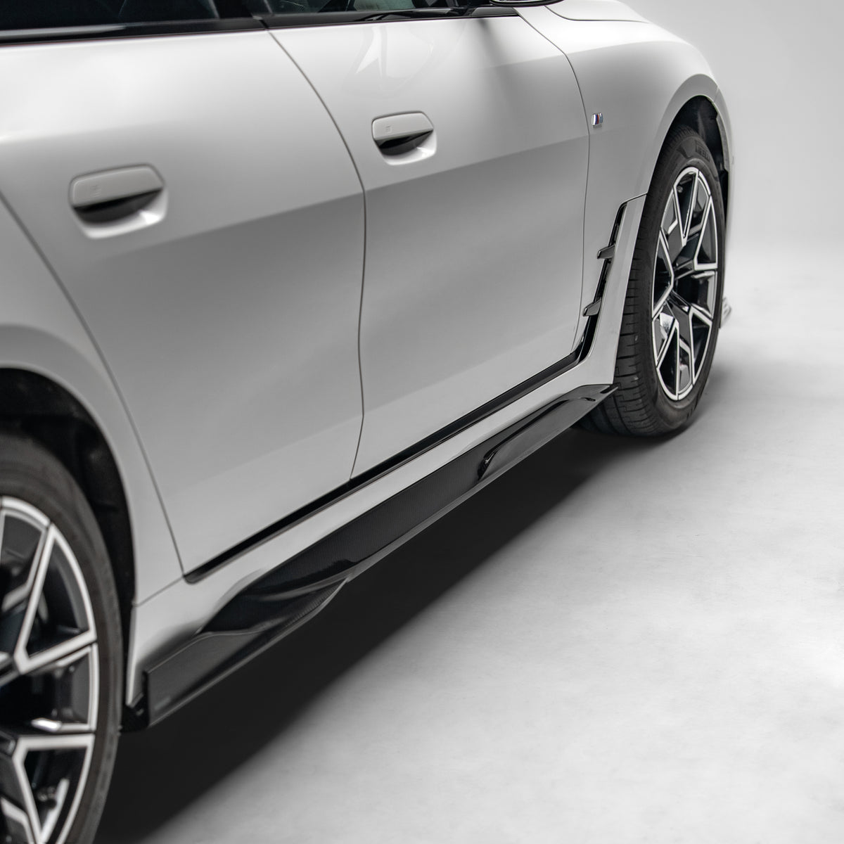 Sooqoo Pre Pregged Dry Carbon Fiber Side Skirt for BMW i4 Series G26 2021+