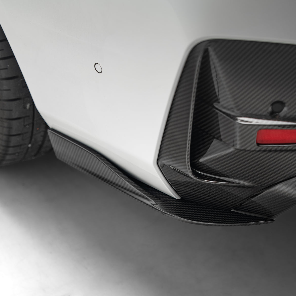 Sooqoo Pre Pregged Dry Carbon Fiber Diffuser for BMW i4 Series G26 2021+
