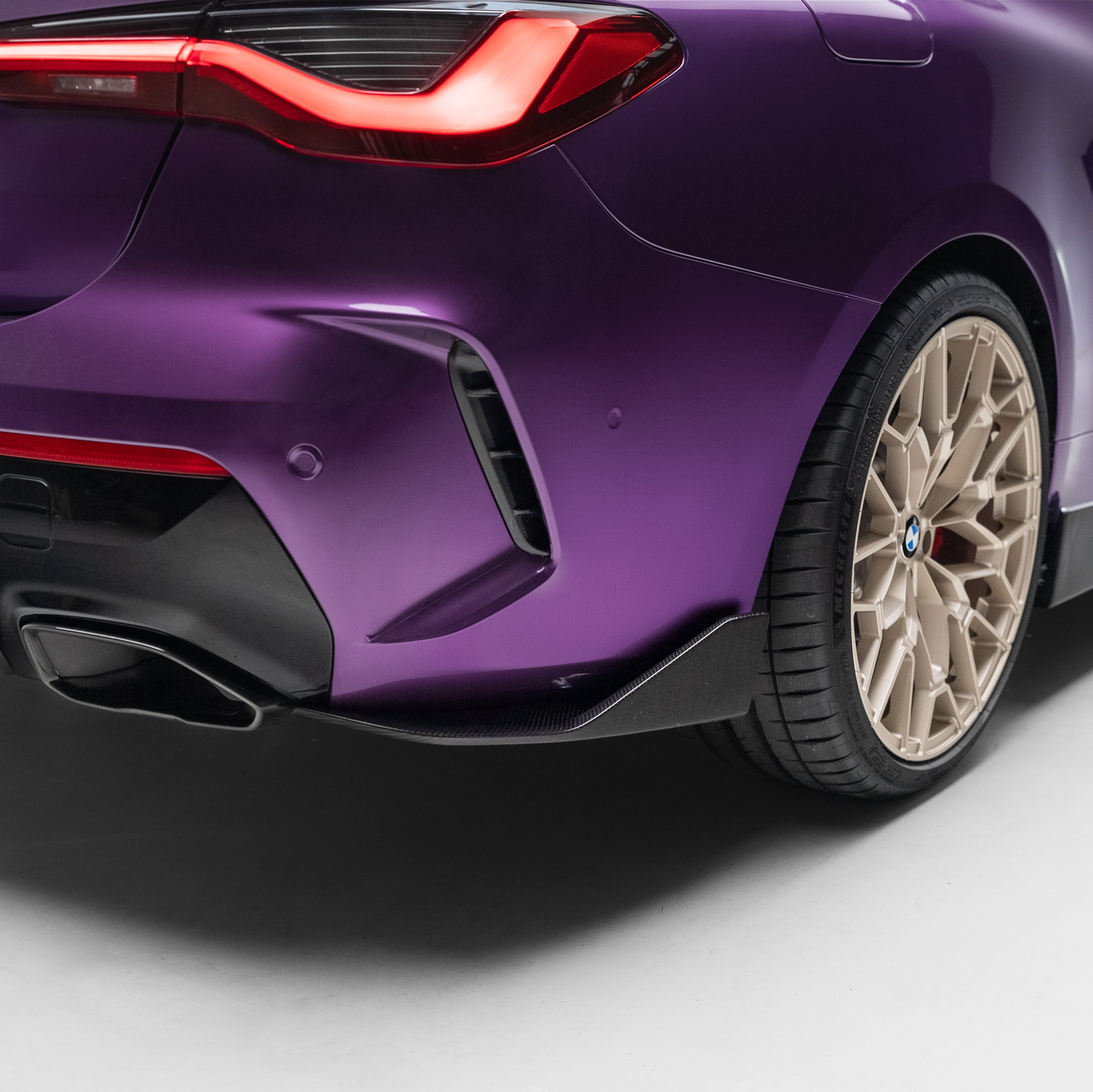 BMW G22 G23 4 Series Carbon Fiber Rear Winglets 2020+