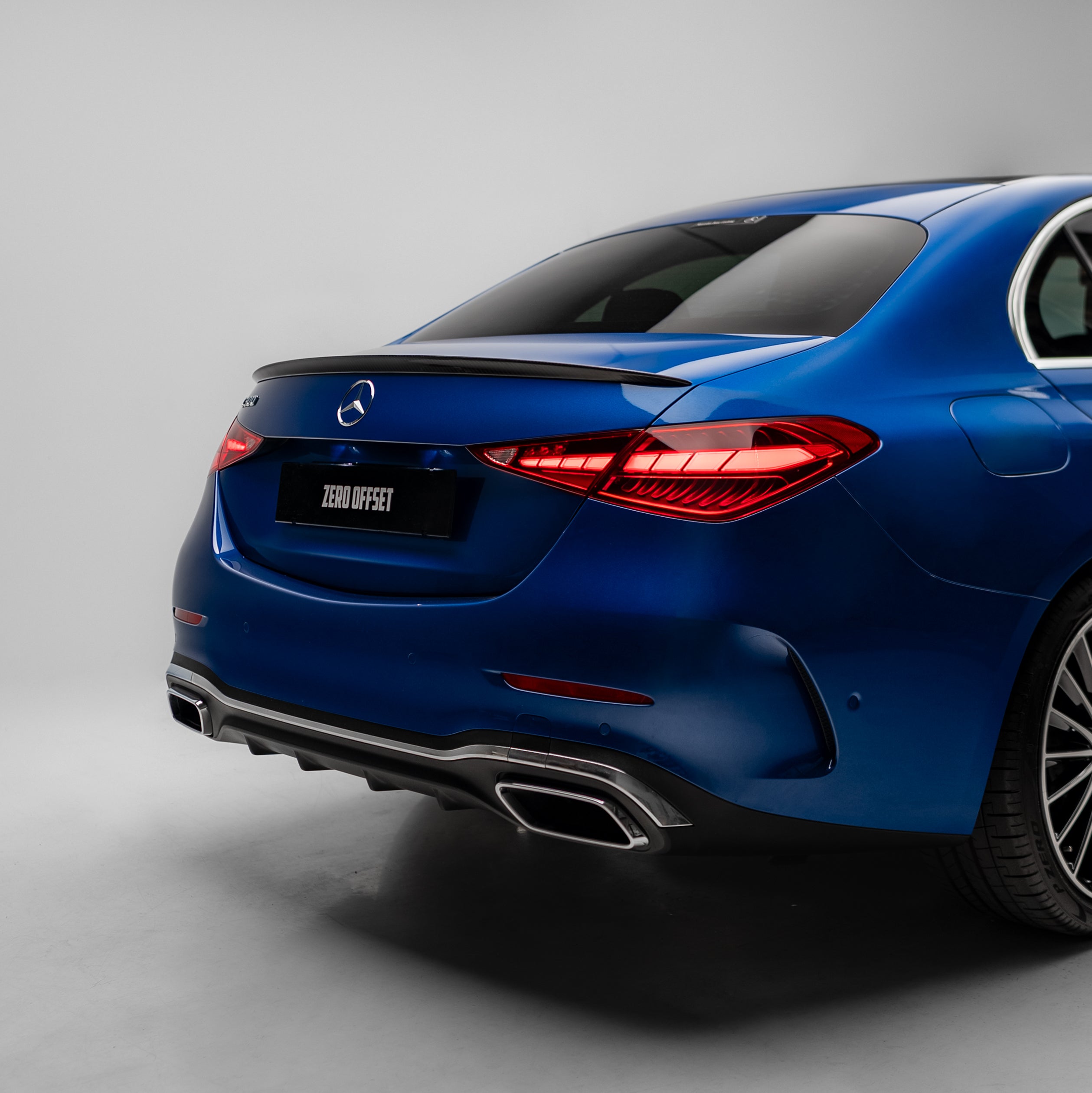 OEM Style Pre Pregged Dry Carbon Fiber Spoiler for Mercedes-Benz  C Class W206 Sedan 2021+