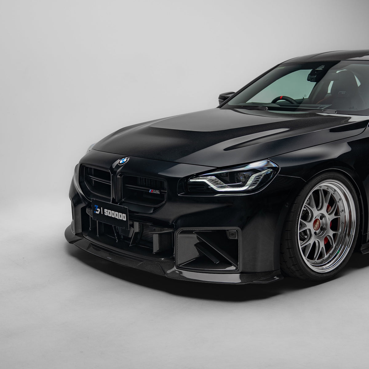 Sooqoo Type C Pre Pregged Dry Carbon Fiber Front Grille for BMW M2 G87 2023+