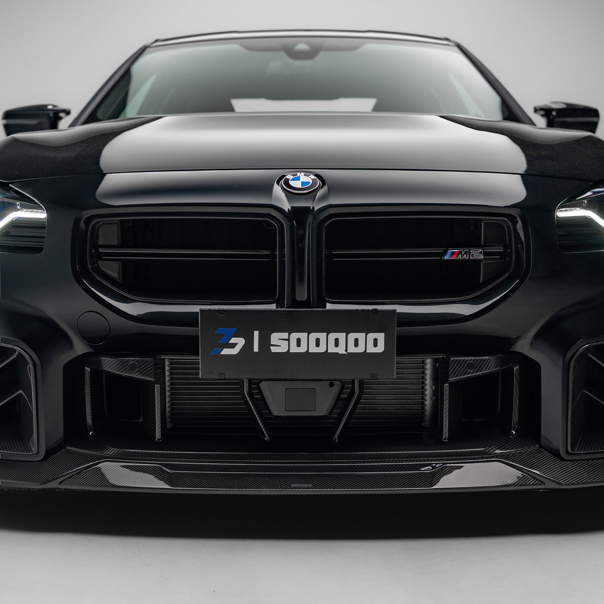 Sooqoo Type C Pre Pregged Dry Carbon Fiber Front Grille for BMW M2 G87 2023+