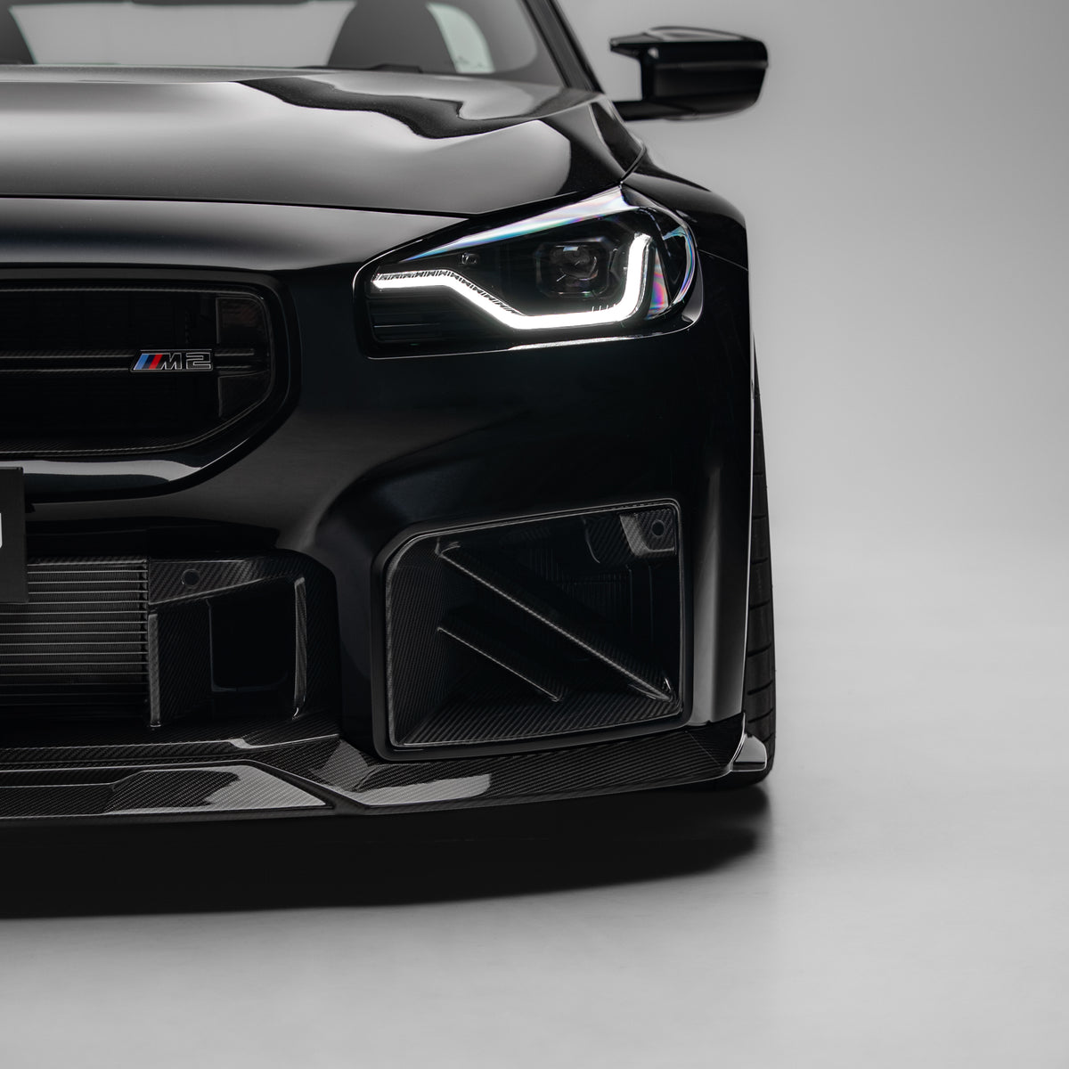 Sooqoo Pre Pregged Dry Carbon Fiber Front Lip Type C for BMW M2 G87 2023+