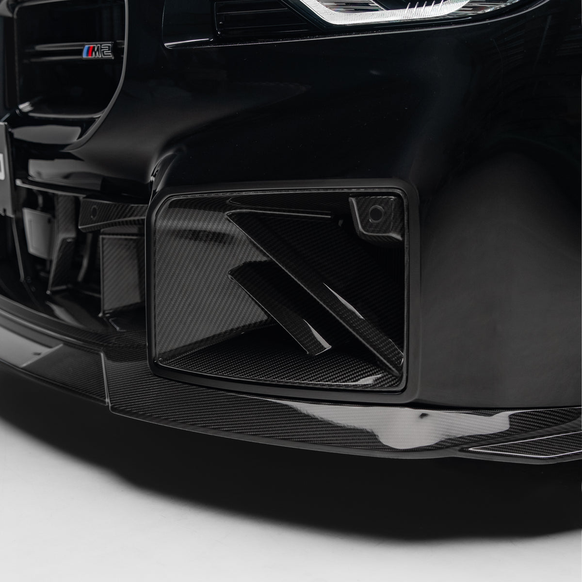 Sooqoo Pre Pregged Dry Carbon Fiber Front Intake Ducts for BMW M2 G87 2023+