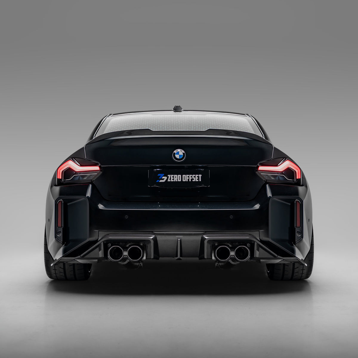Sooqoo Pre Pregged Dry Carbon Fiber Rear Diffuser Type B for BMW M2 G87 2023+