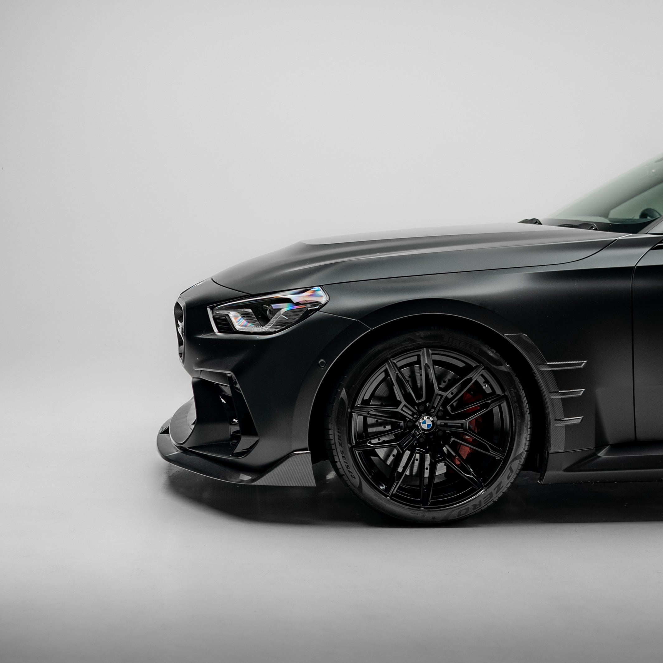 M Performance Style Pre Pregged Dry Carbon Fiber Front Fender Arch Trim Set for BMW M2 G87 2023+