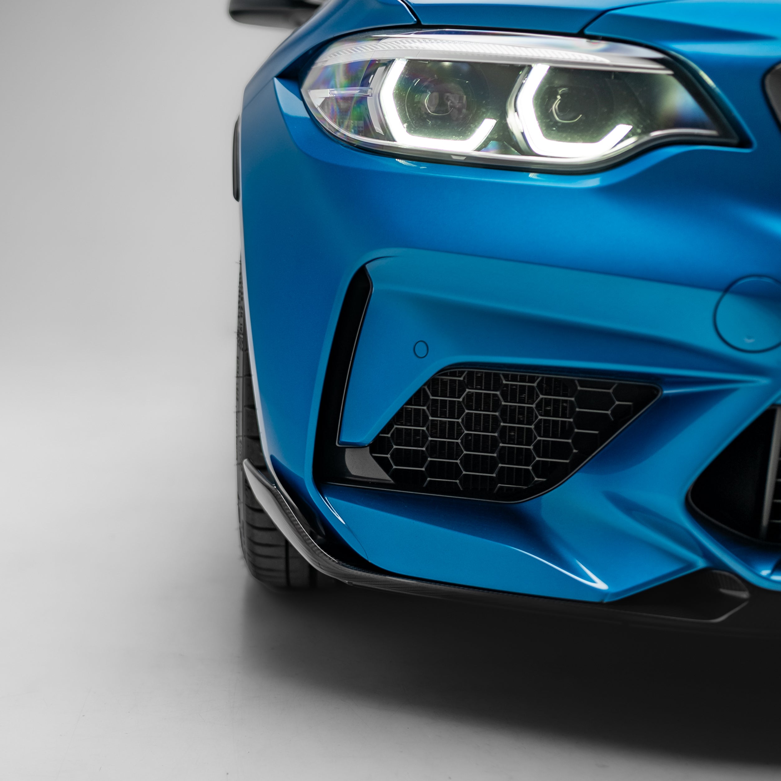 M Performance Style Carbon Fibre Front Lip for BMW F87 M2 Competition 2019-2021