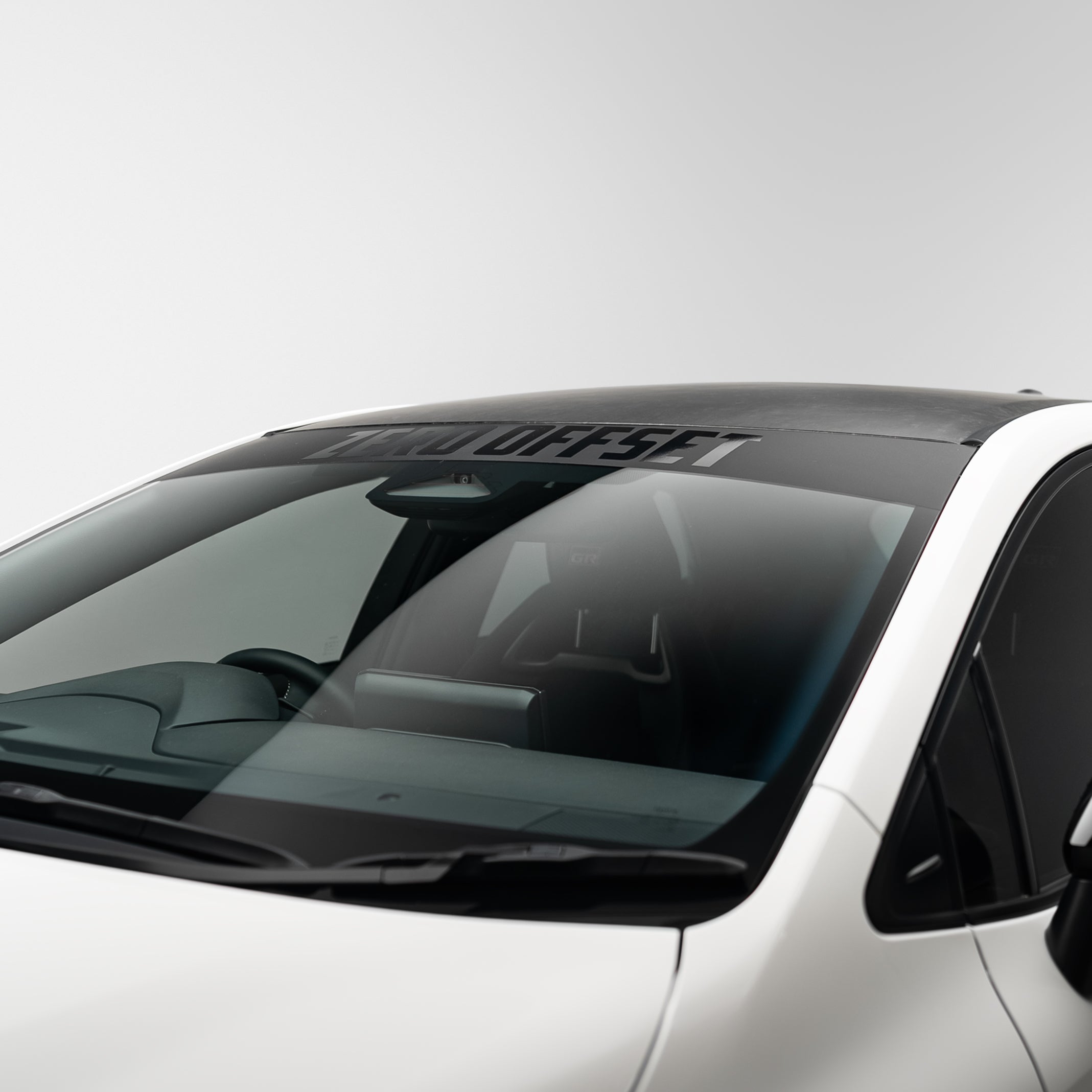 Limited Edition Zero Offset Window Banners - Matte Black / Satin Black