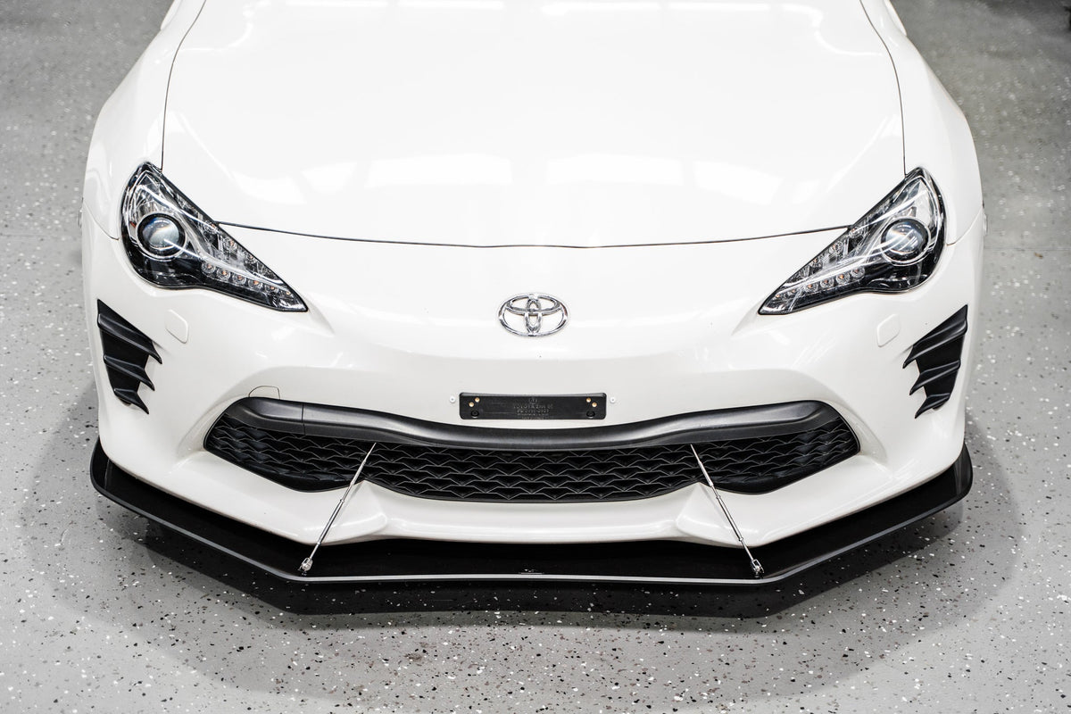 Toyota 86 (Facelift) Front Lip Splitter V2 (With Support Rods)