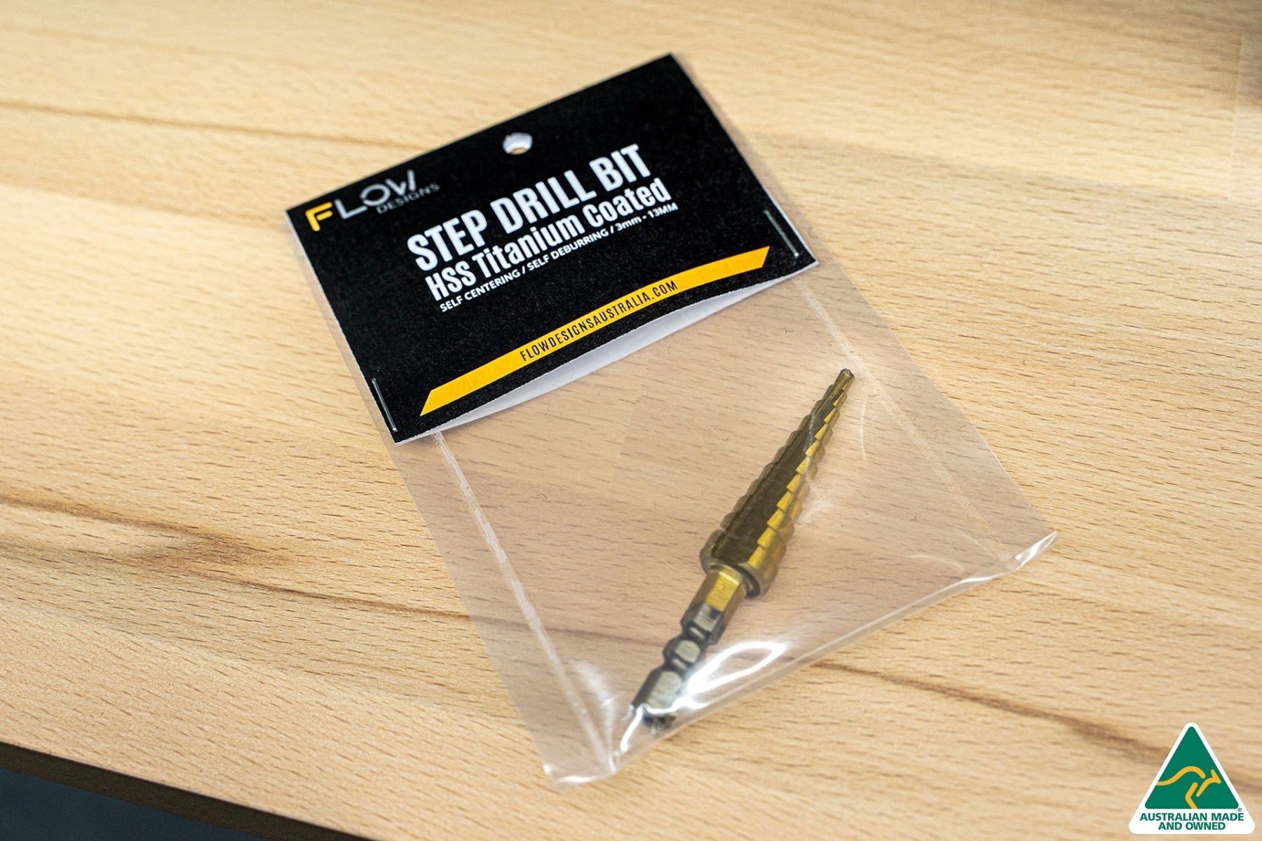 Metric Step Drill Bit : HSS Titanium Coated 3mm â€“ 13mm