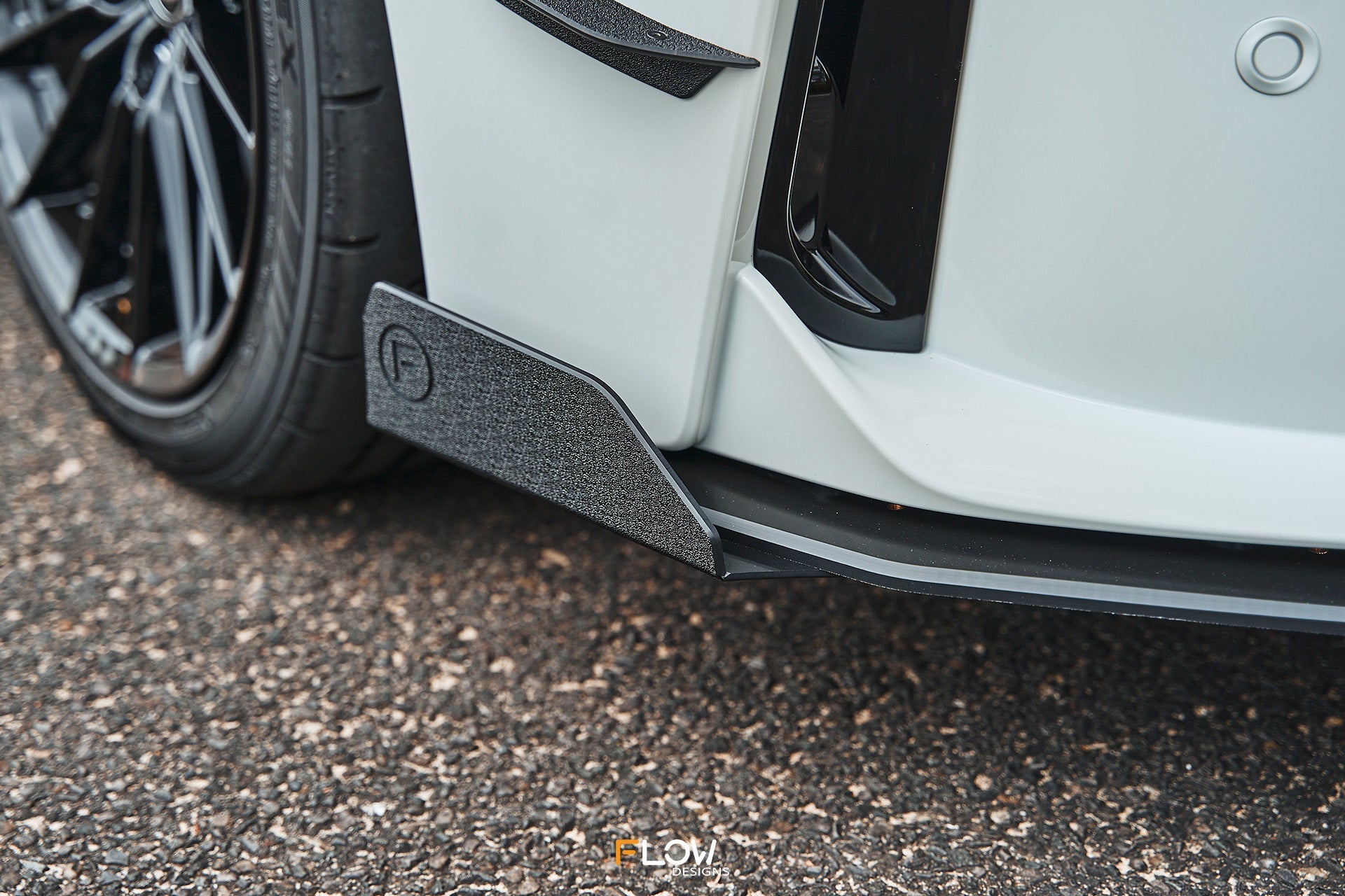 DEMO STOCK - Corolla GR Chassis Mounted Front Lip Splitter (GLOSS)