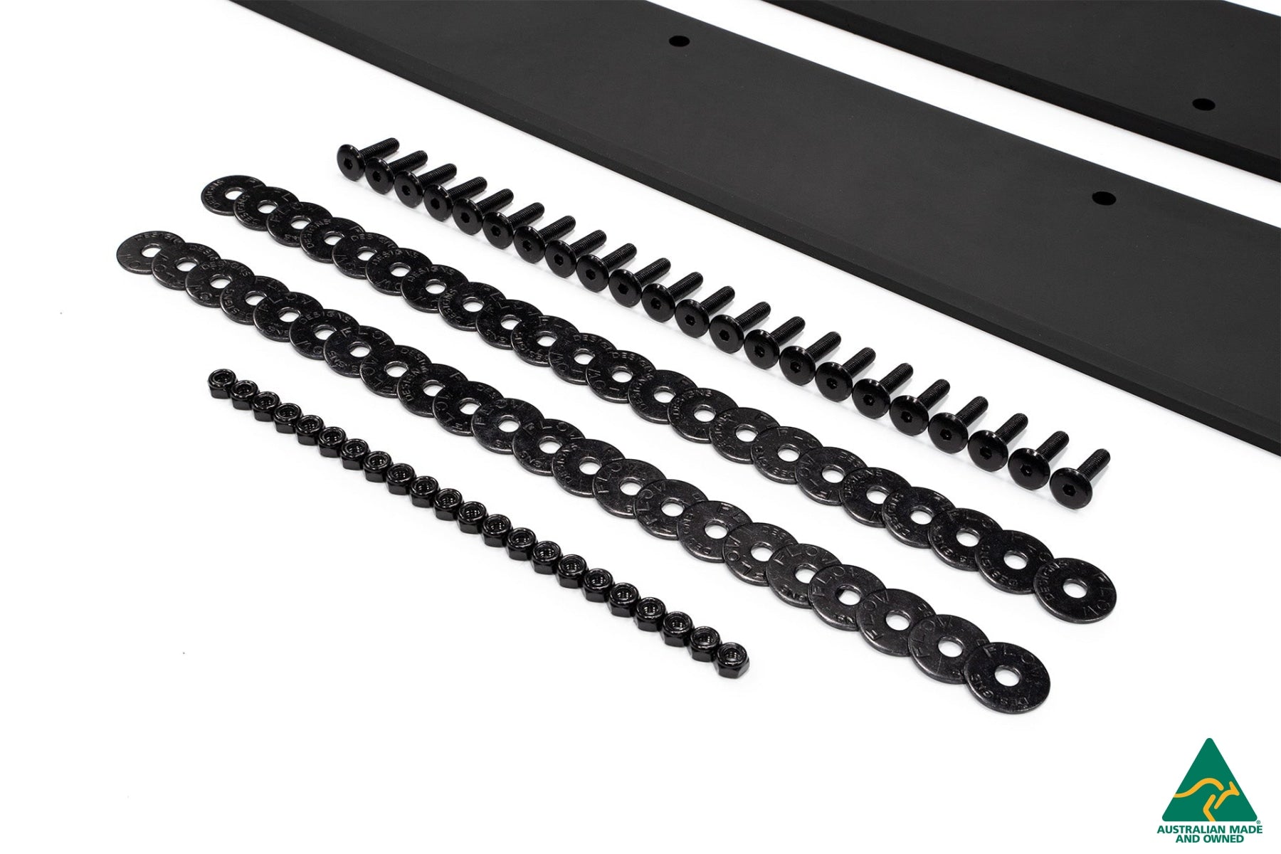 EX-DISPLAY - MK1 Falcon FG Side Skirt Splitters (Pair) - GLOSS BLACK