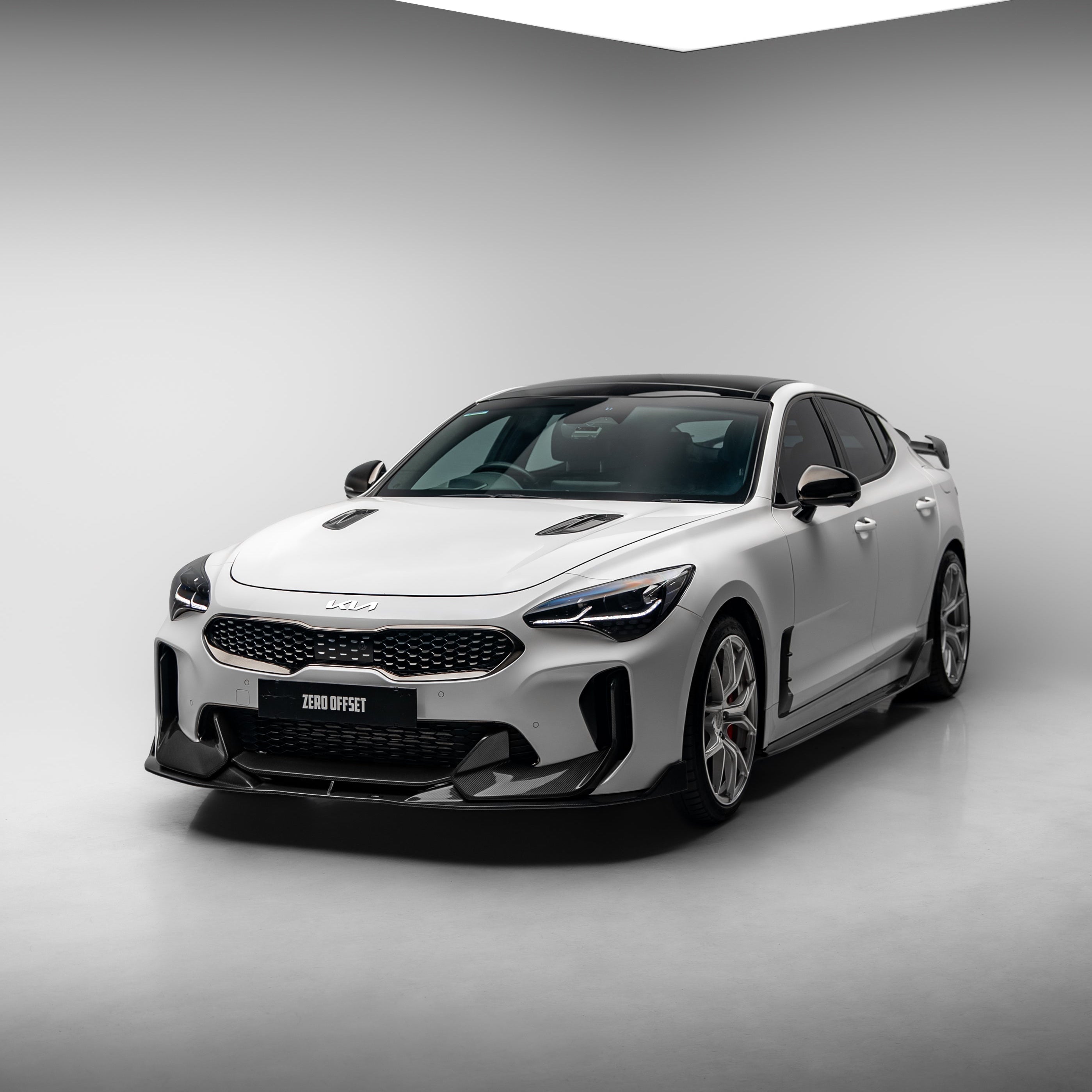 Kia Stinger Carbon Fiber Side Skirts V3 2018-2023