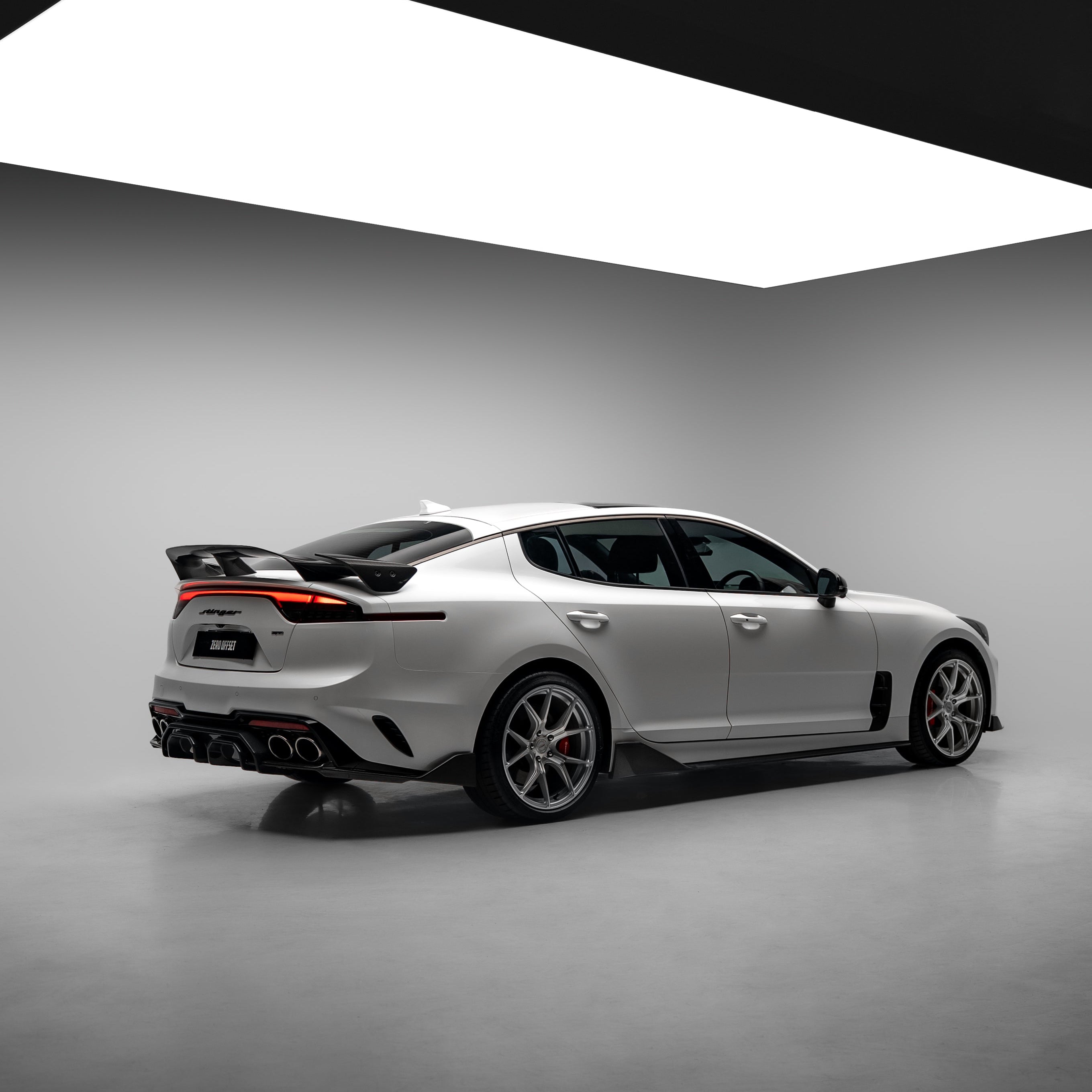 Kia Stinger Rear Carbon Fiber Diffuser V4 2021-2023