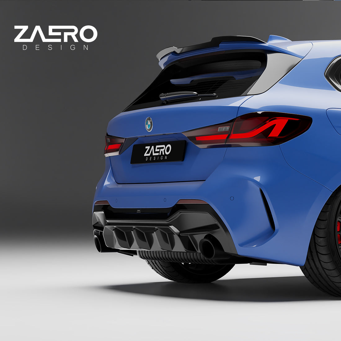 EVO-1 Diffuser for BMW 1 Series F40 (Pre-LCI)[Dual Exit] 2020-2023