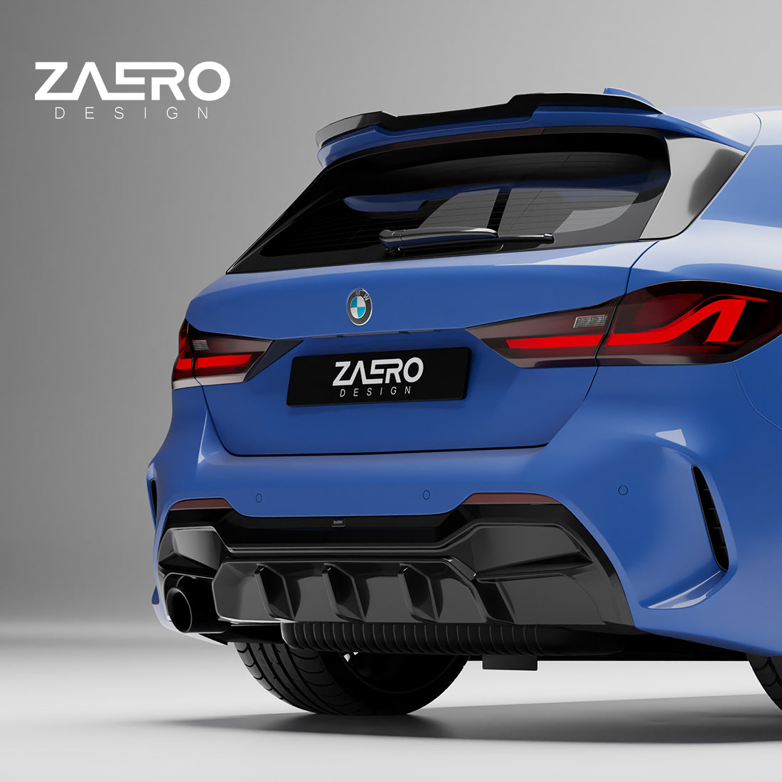 EVO-1 Diffuser for BMW 1 Series F40 (Pre-LCI) [Single Exit] 2020-2023