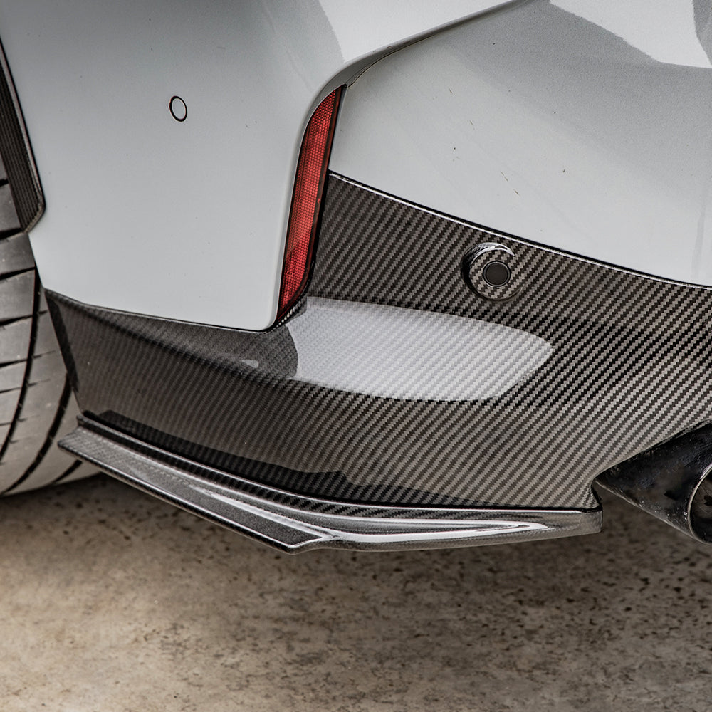 Sooqoo Pre Pregged Dry Carbon Fiber Rear Spats for BMW 2 Series G42 2022+