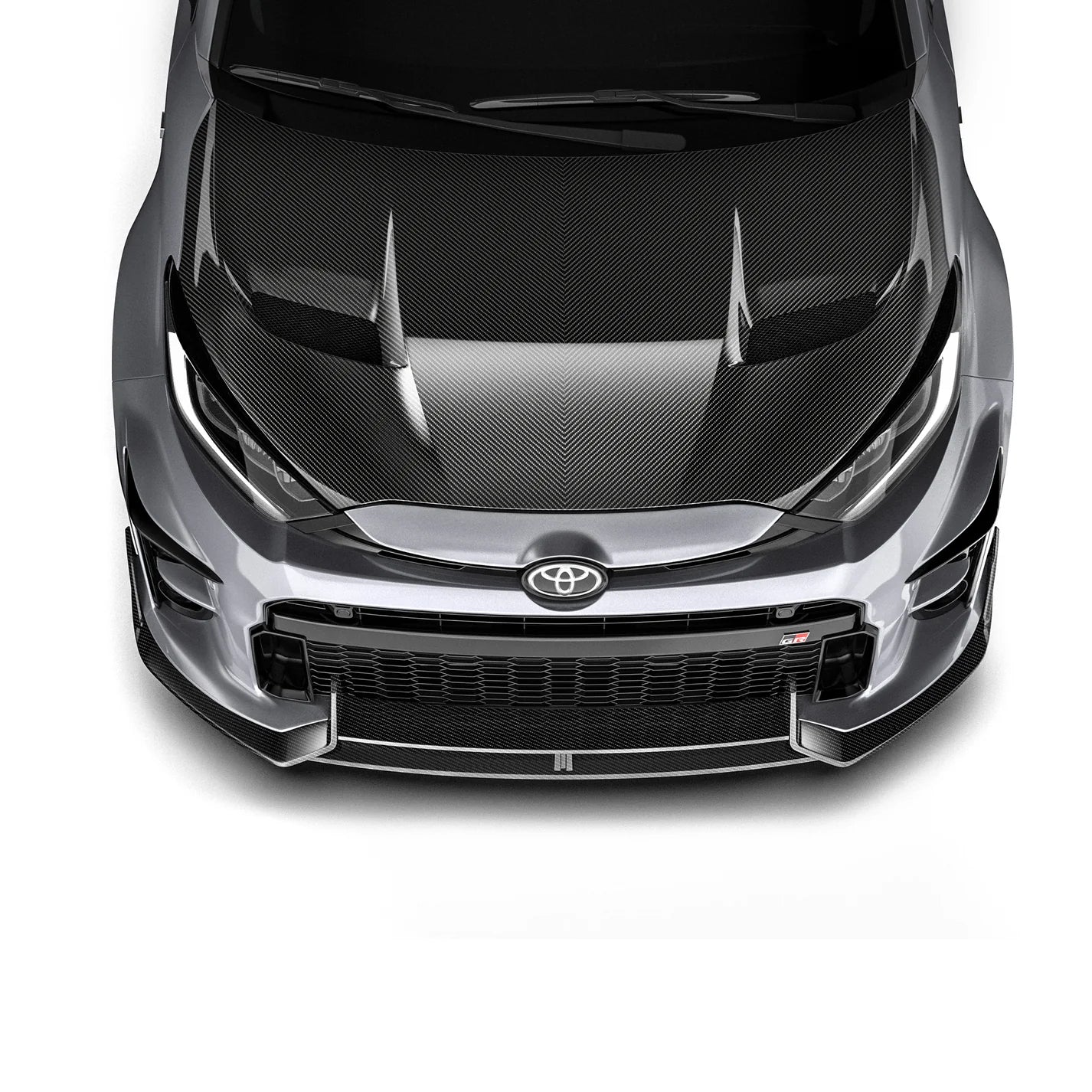 Carbon Fiber Front Lip for Toyota GR Yaris 2020-2024
