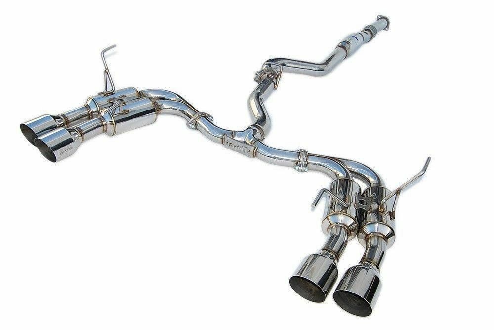 R400S Cat back with SS Tips Straight Cut - Subaru WRX/STI 11-21