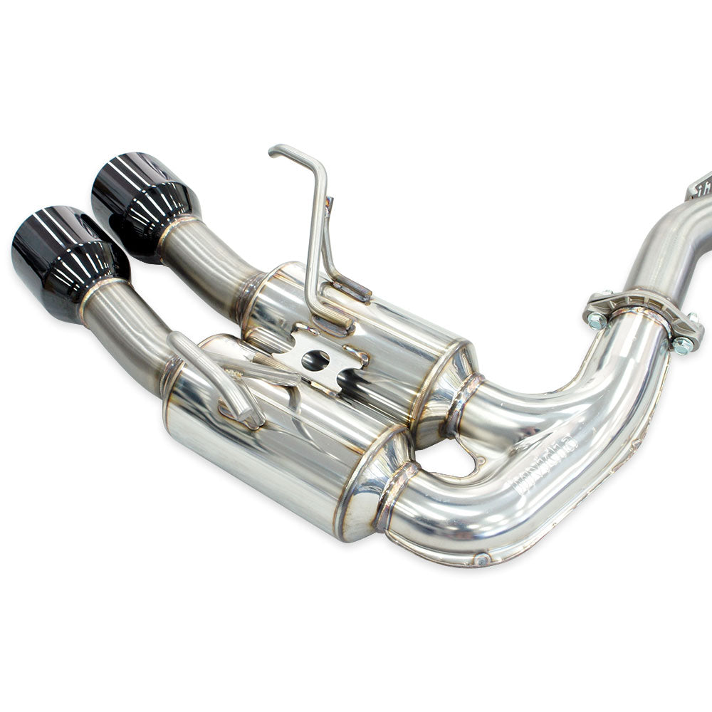 R400 "Signature Edition" Cat Back Exhaust w/Black Tips - Subaru WRX VB 22+