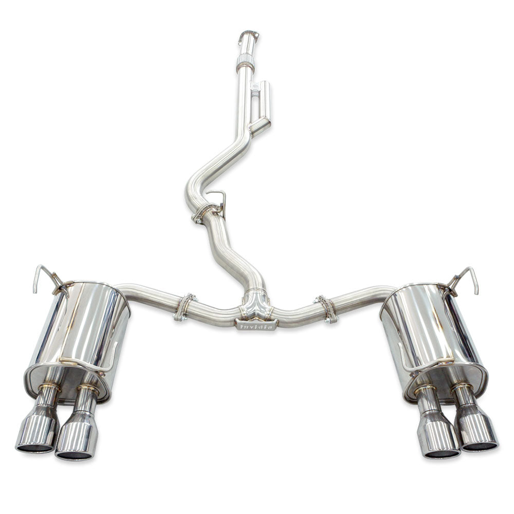 Q300 Cat Back Exhaust w/ SS Rolled Tips - Subaru WRX VB 22+